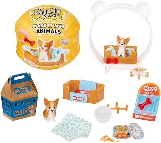 MGA's Miniverse Make It Mini Animals Series 2 - Includes 1 Animal Figure with Accessories, Mini Collectibles, 8 to Collect, For Collectors and Children Ages 8+