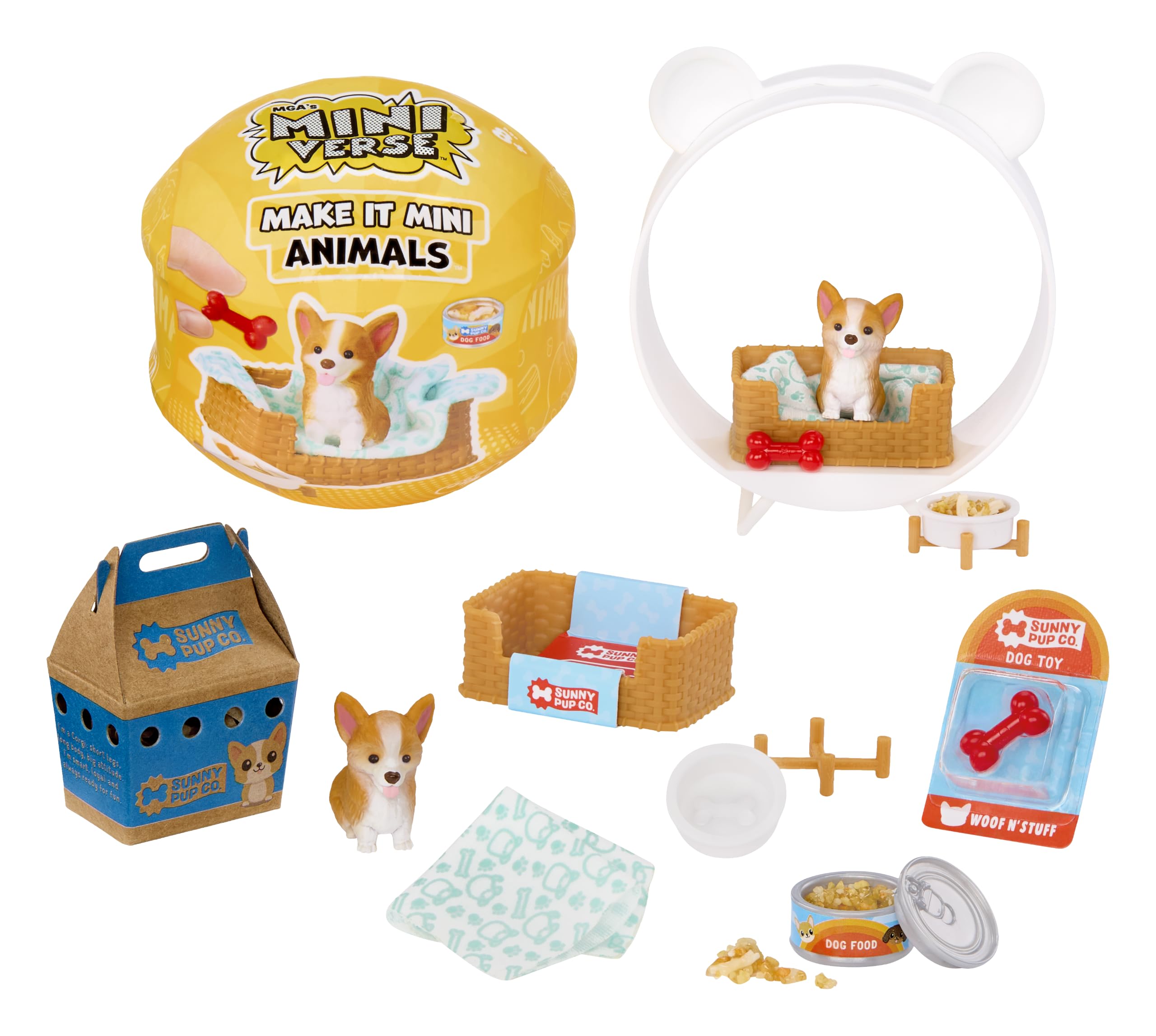 MGA's Miniverse Make It Mini Animals Series 2 - Includes 1 Animal Figure with Ac