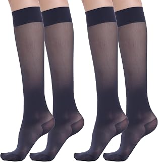 BeOnTop Women's Graduated Compression Knee Highs, 70 Denier – Compression Stockings 17-18 mmHg, Resting, Containing, Elastic for Varicose Veins, Comfort Support Line – Made in Italy