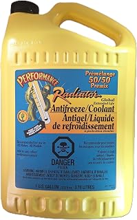 Perfomance Radiator Global Extended Life Antifreeeze/Coolant - 50/50 Premix, Use in All Makes &amp; Models, 1 Gallon