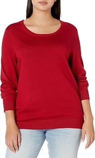 Amazon Essentials Women's Lightweight Long Sleeve Crew Neck Sweater (Plus Size Available)