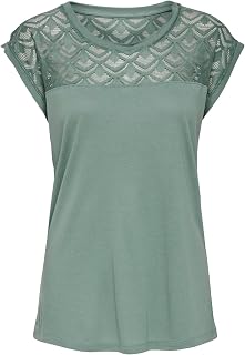Only Onlnicole S/S Mix Top Noos Women's T-Shirt (Pack of 1)