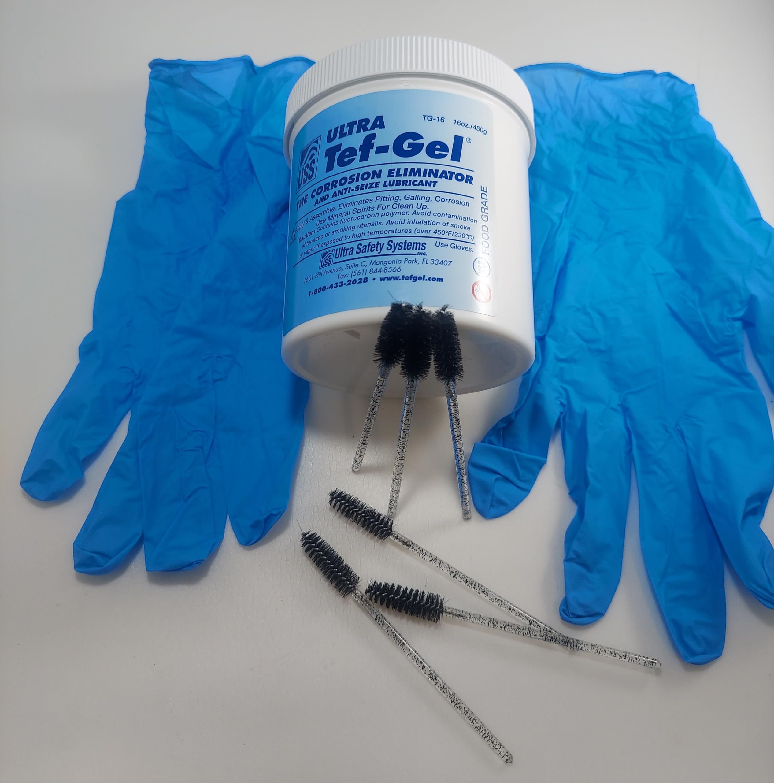 Ultra Tef-Gel TG-16 Ultra 16oz Anti-Corrosion & Anti-Seize Lubricant, Protection