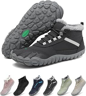SAGUARO Barefoot Ankle Boots Men Women Winter Snow Boots Warm Non-Slip 36-48 EU