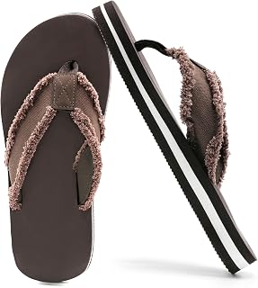 SkiBeaut Boy Flips Flops for Kids Child Slip-on Thong Sandals Kid Boys Slides Water Shoes for Beach Swim Pool