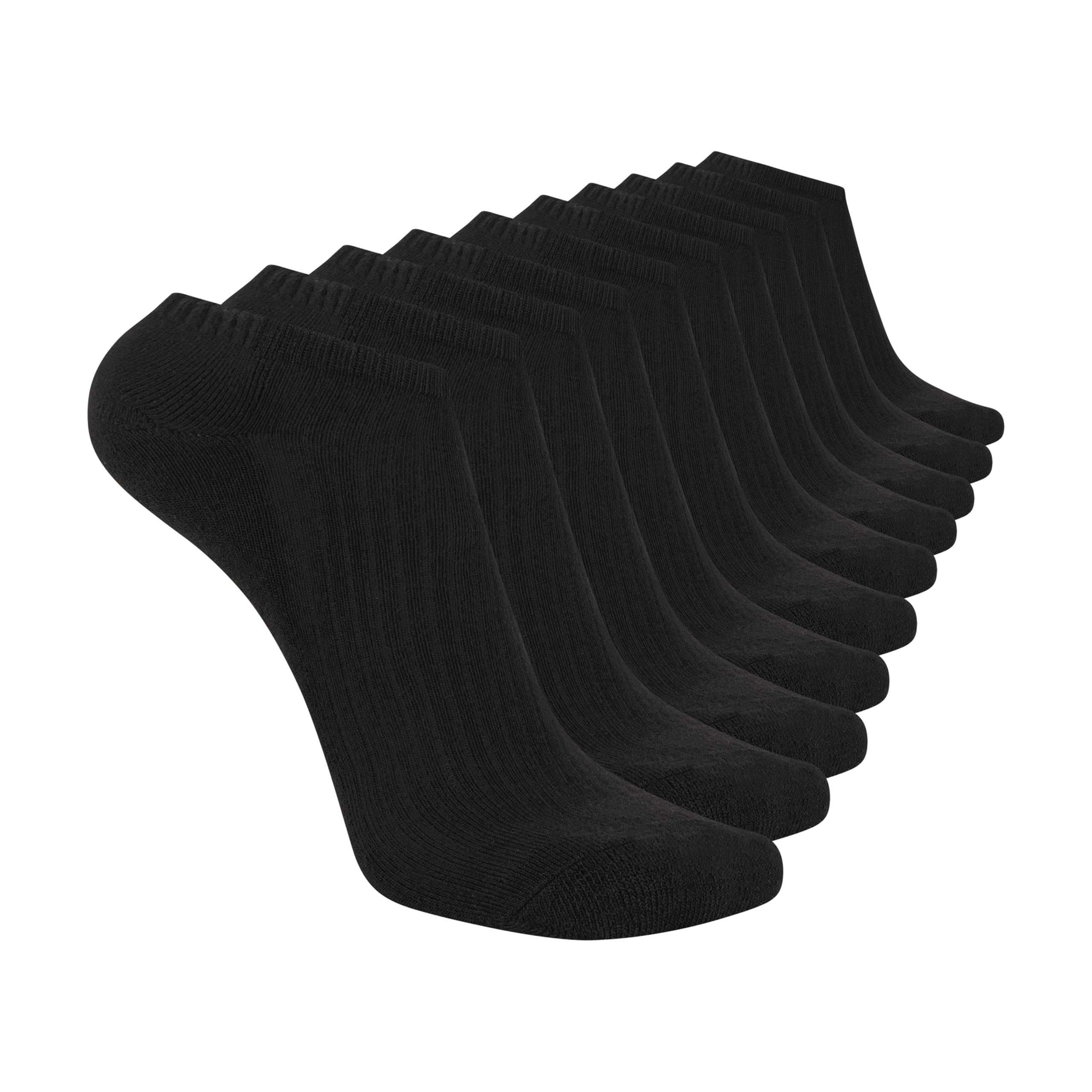 Skechers 10-pack Half Terry Classic Low Cut Socks, Comfort-fit & Cushioned Footb