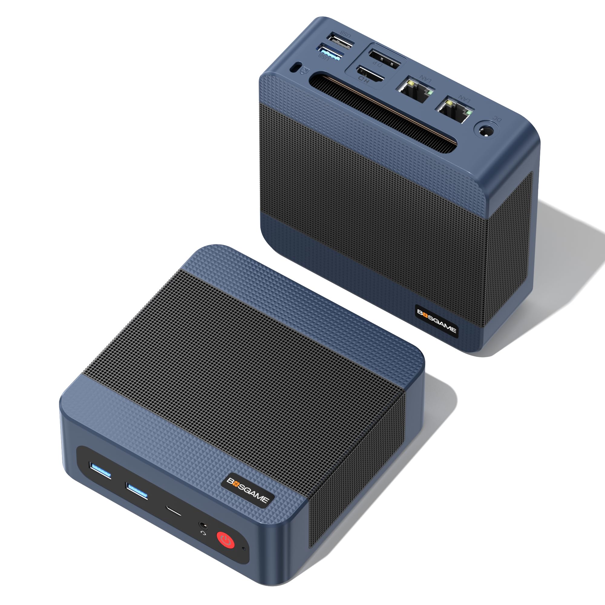 BOSGAME P3 Lite Mini PC AMD Ryzen 7 6800H, 32GB DDR5 RAM 1TB NVMe SSD | Dual 2.5