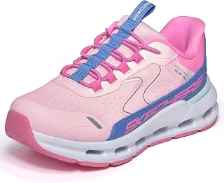 Skechers Girls and Girls Glide-Step + View Wool Slip-in Trainer