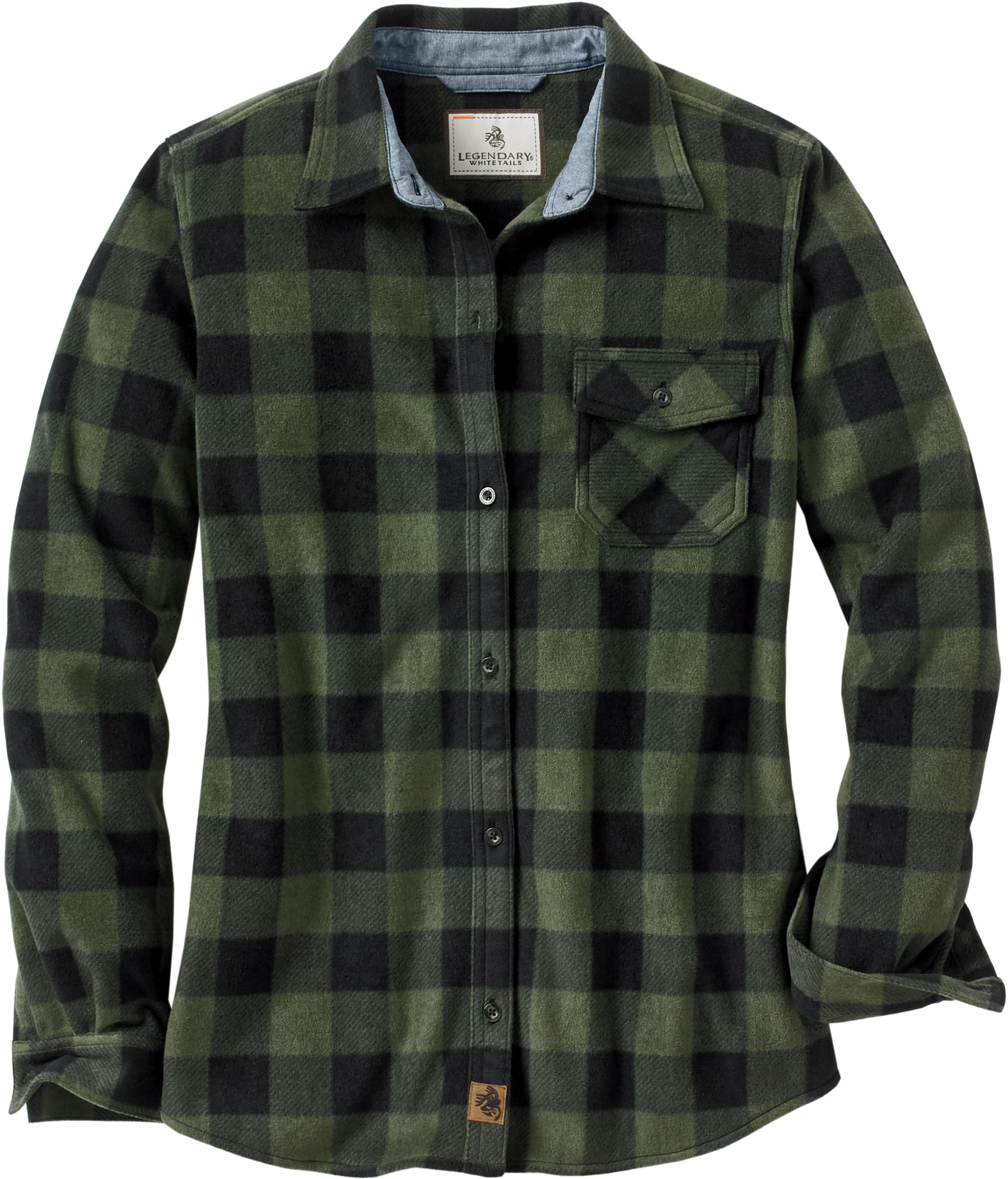 Legendary Whitetails Womens Trail Guide Fleece Button Down Shirt