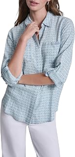 DKNY Button Front Shirt T-Shirt Women