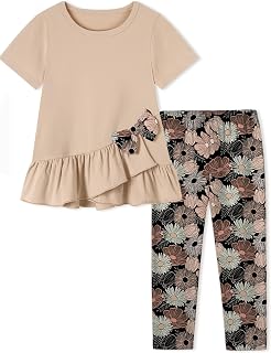 Toddler Girl Clothes 2-8Years Girls Spring Summer Outfit 2Pcs Set