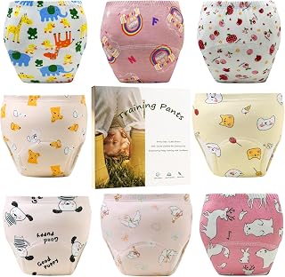 Training Pants for Boys Girls | Toddler Potty Training Underwear ,Leakproof Reusable Kids Confident Panties,Children's Potty Underwear 100% Cotton