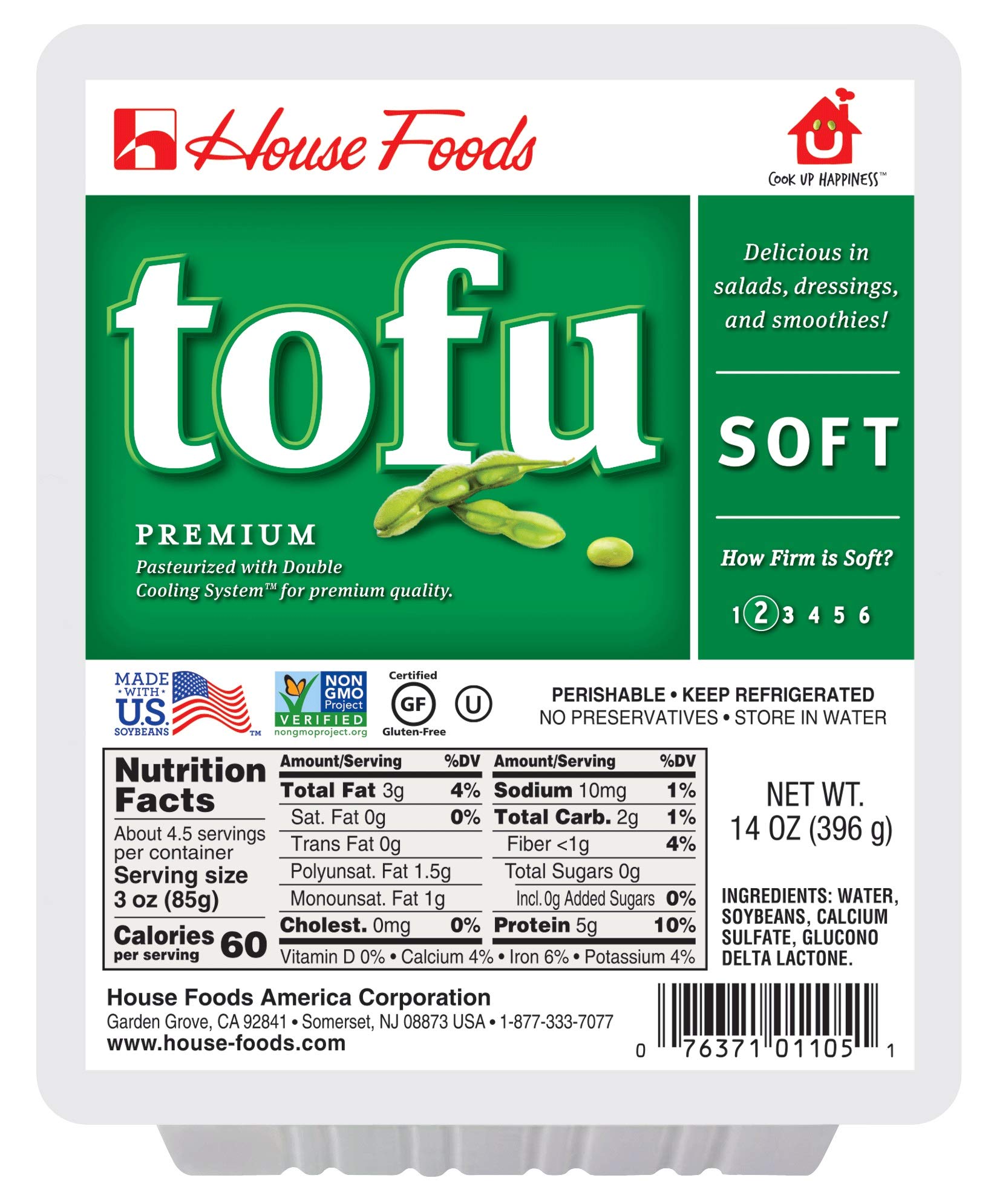 House Foods Premium Soft Tofu, 14 Oz