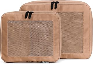 Aerotrunk Compression Packing Cubes for Travel, 2-Pack, Mocha