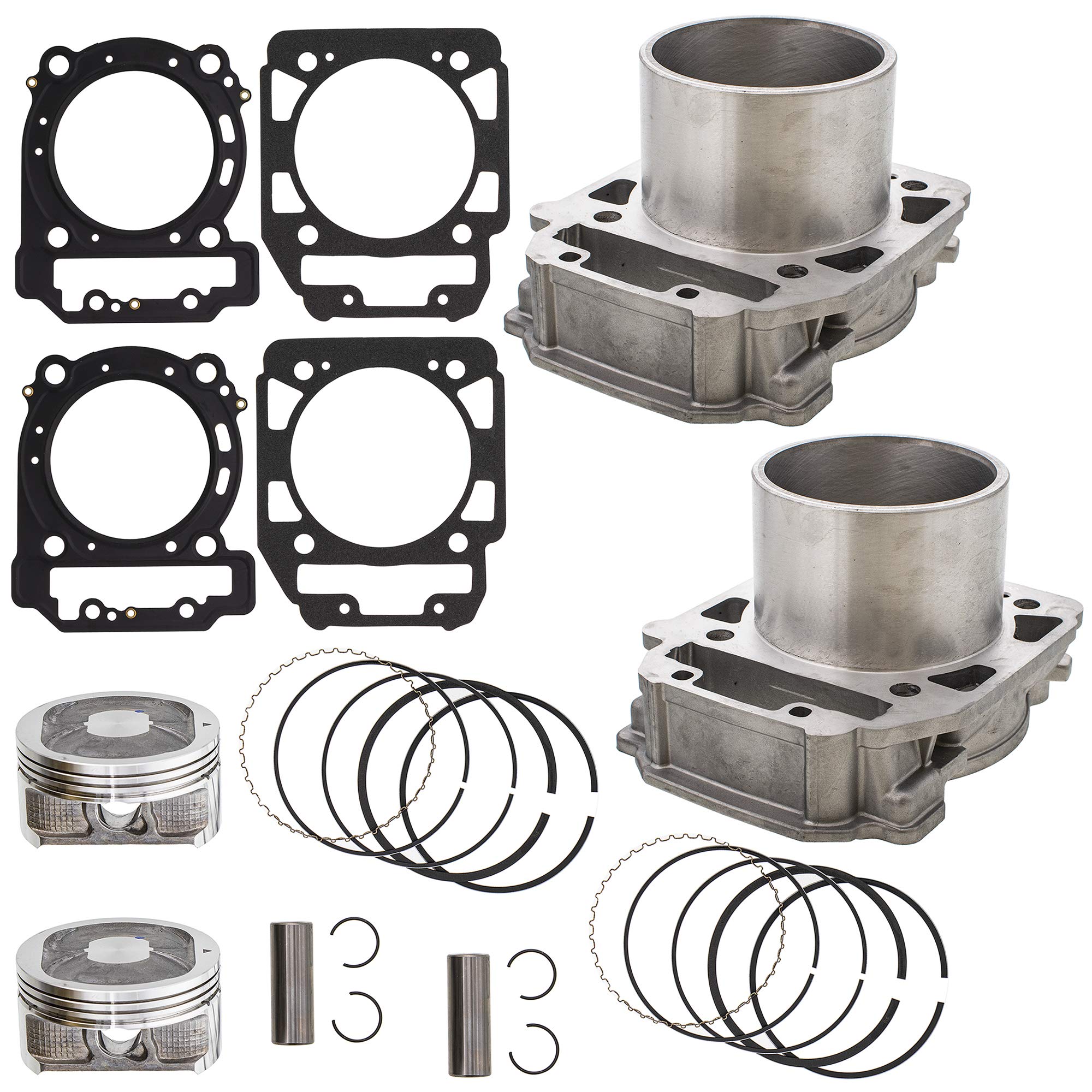 NICHE Front Rear Cylinder Piston Set for Can-Am 420613586