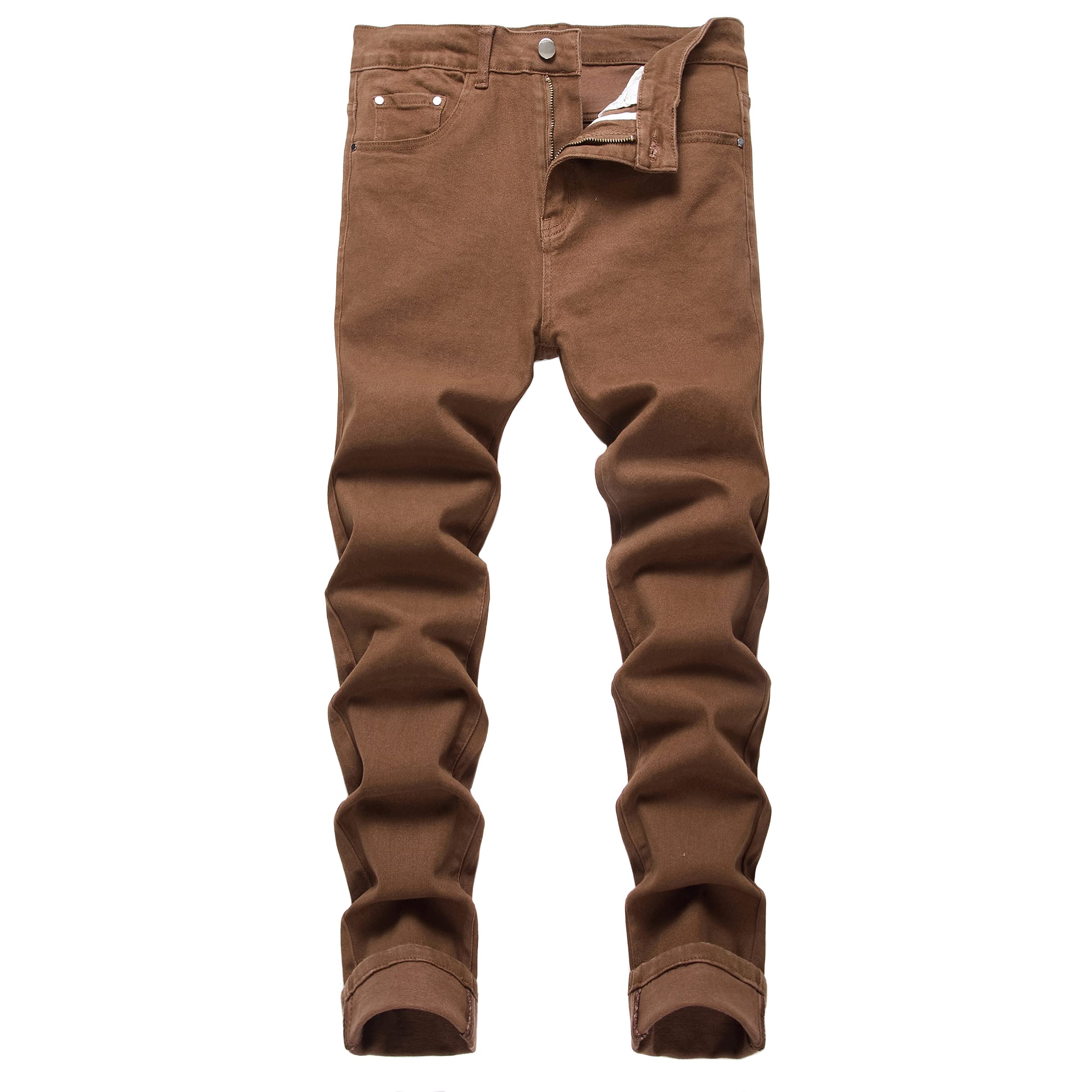 JUNBAOSS Jeans Elásticos Ajustados para Hombre Men's Golf Trousers