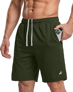 NY Threads Breathable Mesh Mens Athletic Shorts Loose-Fit Quick Dry Shorts