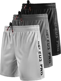 Neleus Men's Lightweight Workout Athletic Shorts with Pockets