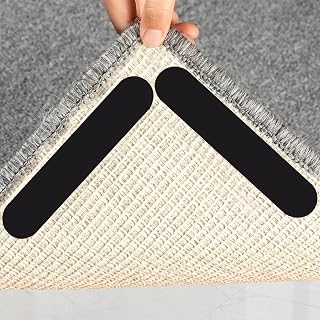 Set of 16 Non-Slip Carpet Pads Floor Protection Home Use (Rounded Corner Strips)