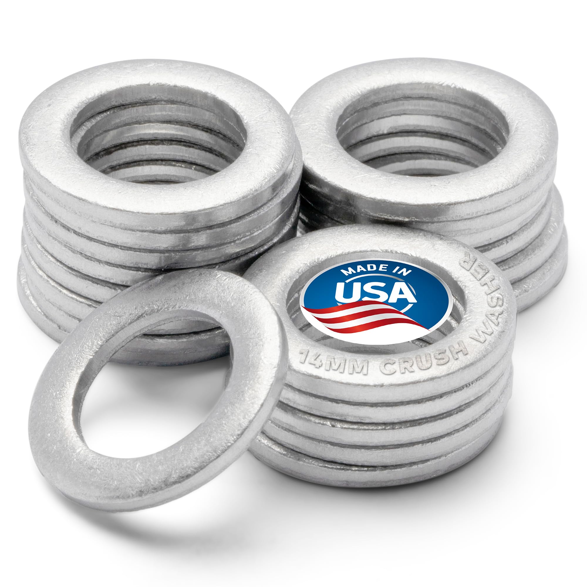 Oil Drain Plug Crush Washer M14 14MM Gasket for Acura, Honda, Kia, Hyundai | USA
