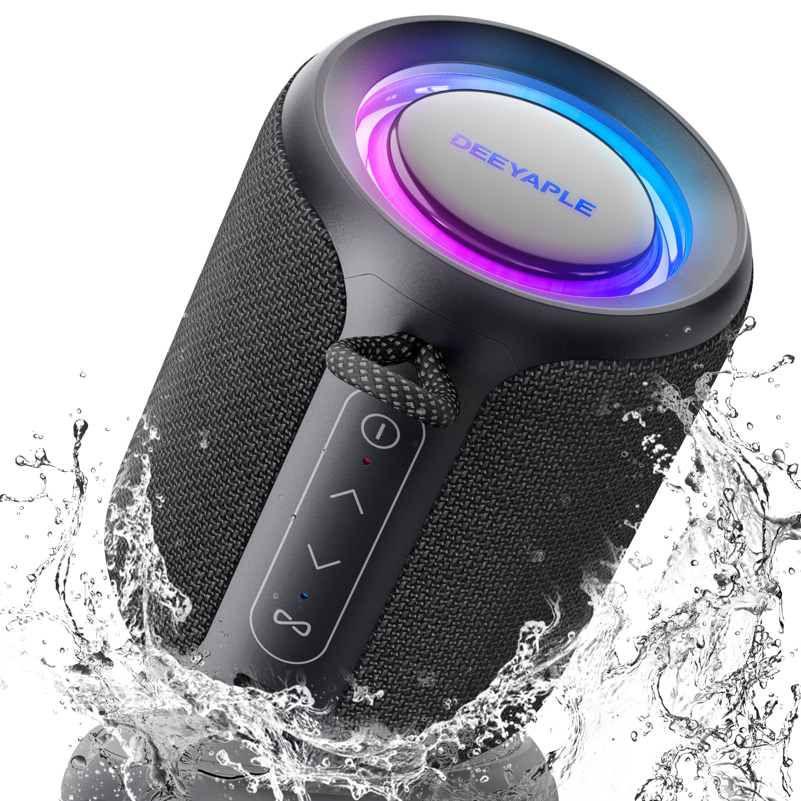 Bluetooth Speaker Wireless,IP67 Waterproof & Dustproof Portable Speaker with Lig
