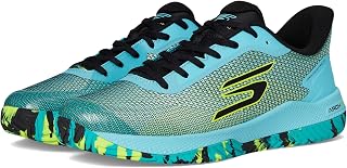 Skechers Viper Court Rally Performance Pickleball Athletic Shoes - Low Top Mesh Leather Training Trainers Indoor Court ShoeMen
