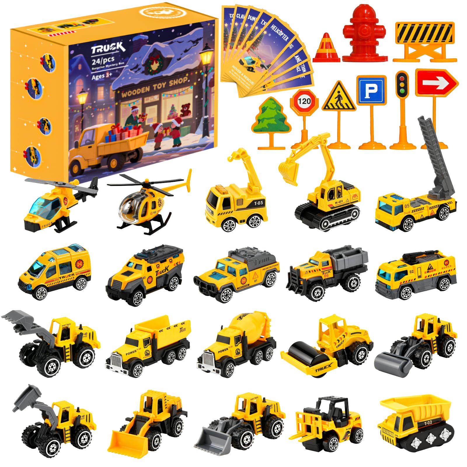 Advent Calendar 2026 Kids, Isisyu 24 Days Christmas Countdown Calendar Toys with