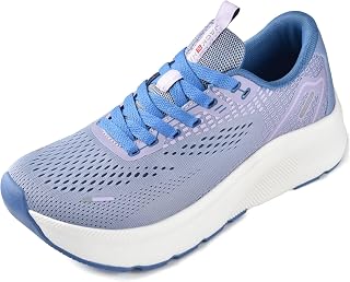 JACKSHIBO Wide Toe Box Shoes Women Arch Support Zero Drop Wide Sneakers
