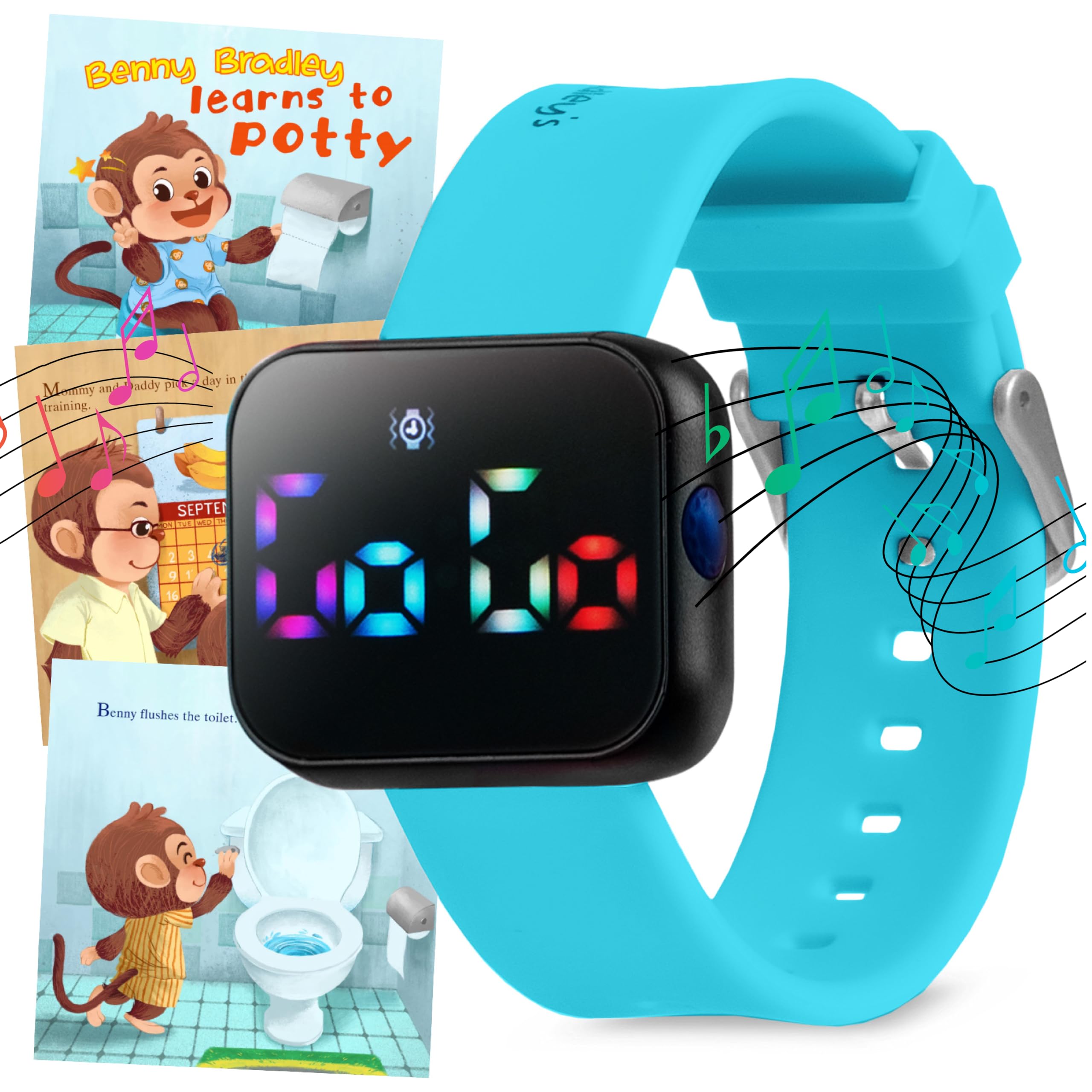 Potty Training Watch for Kids V2 – A Water Resistant Potty Reminder Device for B
