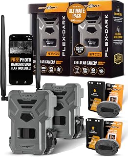 SPYPOINT Flex-Dark Paquete de inicio, cámara de rastro celular NoGlow