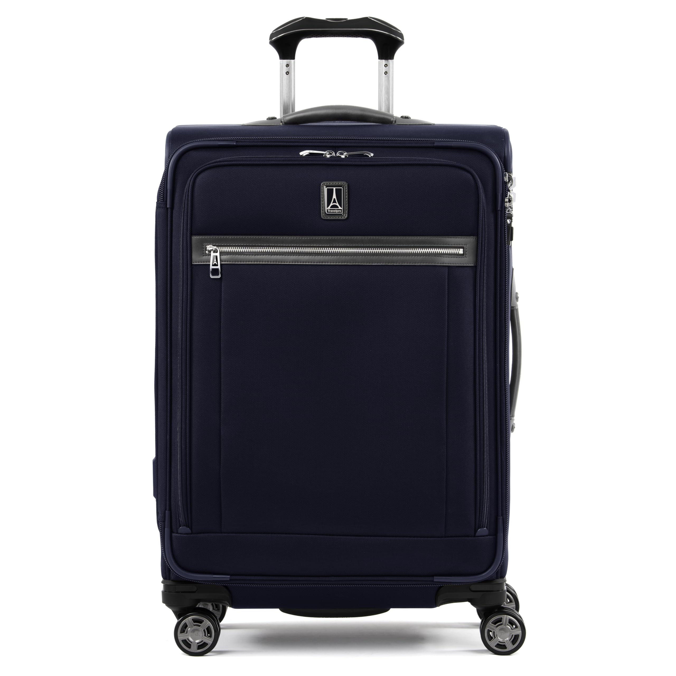 Travelpro Platinum Elite Checked Luggage Spinner, Dark, 25-Inch