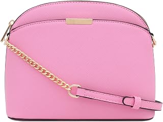 FashionPuzzle Small Dome Crossbody bag with Chain Strap