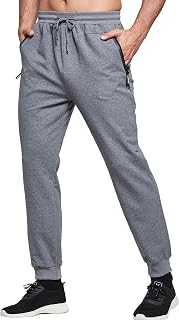 HCSS Jogging Bottoms Men's Cotton Training Trousers Sports Trousers with Zip Pockets