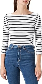 Amazon Essentials Womens 3/4 Sleeve Boatneck T-Shirt