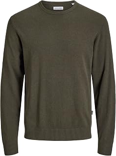 JACK & JONES Men's Jjeemil Knit Crew Neck Noos Jjeemil Knit Crew Neck Noos (Pack of 1)