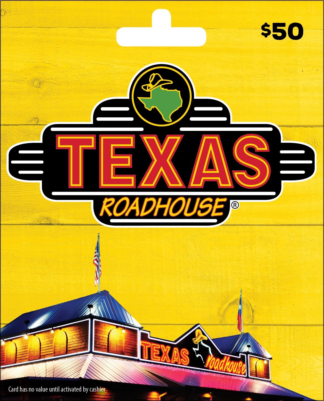 Texas Roadhouse Physical Gift Card | Traditional - $50