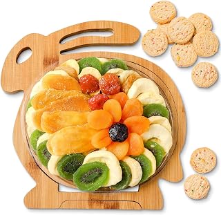 Easter Gift Basket | Healthy Assorted Dried Fruit and Nut Natural Snack Gift Tray |Easter Egg Food Tray- Office, Men, Woman, Him, Her Husband, Wife, Families | Bonnie and Pop