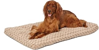 MidWest Quiet Time Pet Bed Deluxe Tan Ombre Swirl 40" x 27"