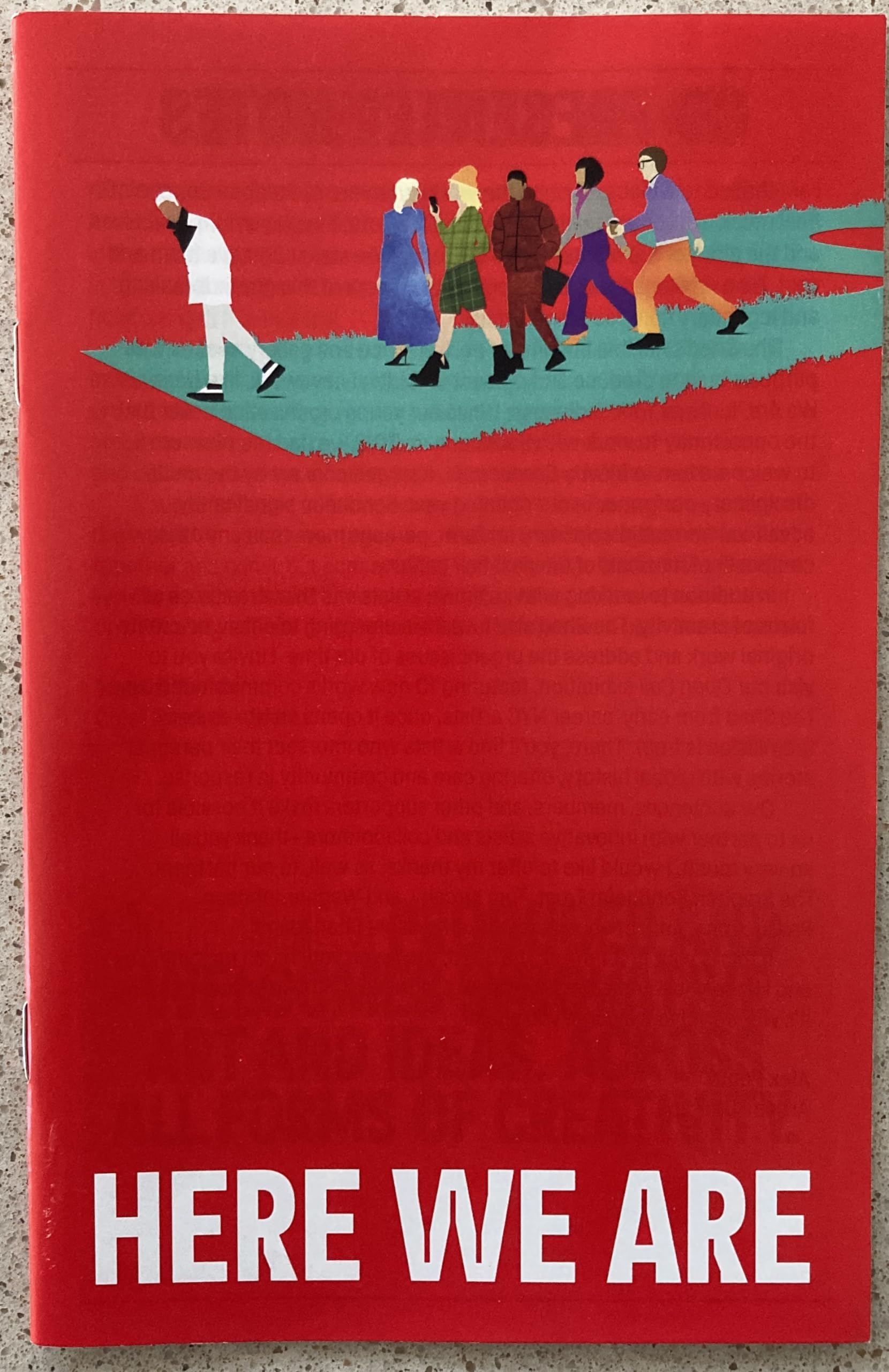 Stephen Sondheim Brand New Playbill from Here We Are at the’s Griffin Theater lo