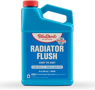 BlueDevil Products 00204 Radiator Flush - 1 Quart (Pack of 6) | Deep Cleaning Coolant System Flush | Multi-Vehicle Formula