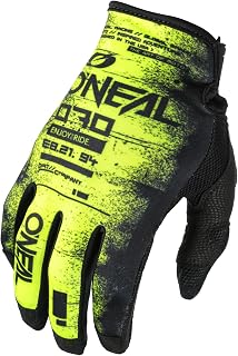 O'NEAL | Bicycle & Motocross Gloves | MX MTB FR Downhill | Fit for Maximum Comfort | Breathable Material | Mayhem Glove SCARZ V.24 | Adult | Black Neon Yellow | Size S