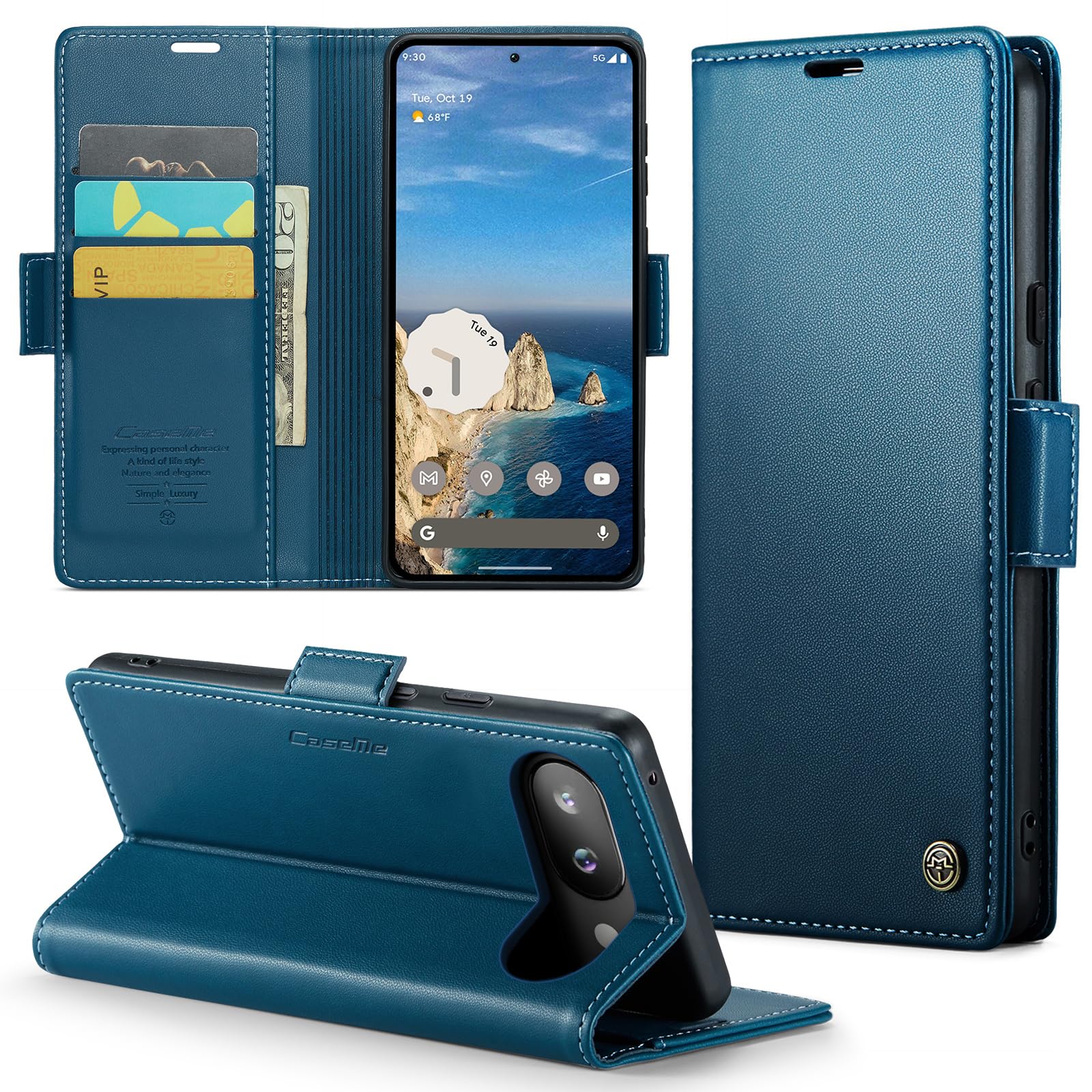 Uovon Google Pixel 9a Case, Wallet Type, Card Pocket Included, Pixel 9a Smartpho
