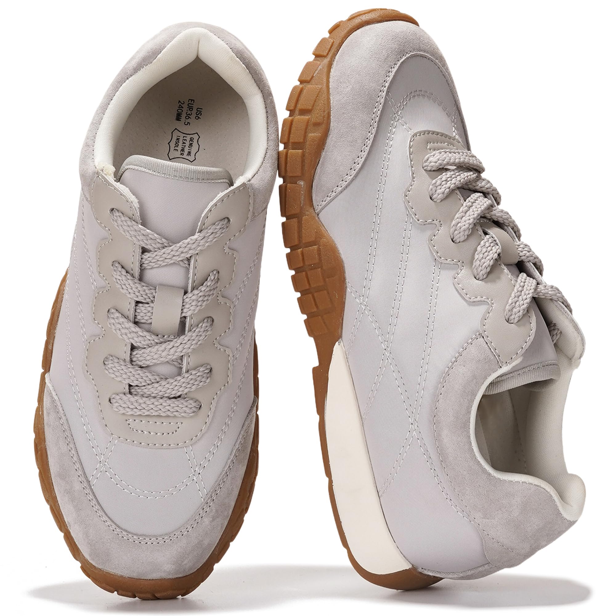 Project Cloud Scarpe da ginnastica da donna, leggere con soletta in memory foam,