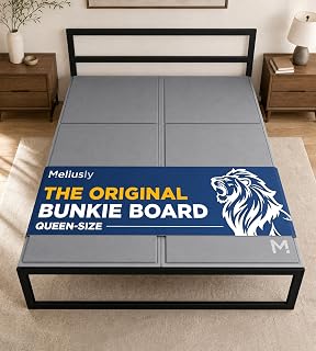 Meliusly Original Bunkie Board Queen Size (60x80) - Under Bed Support | Non-Slip Breathable Bed Support Board for Slatted Bed Frame, Anti-Sag, Noise Minimizing Moisture Resistant Bed Board