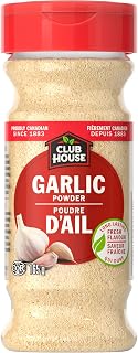 Club House Herbs & Spices, Garlic Powder, 165 g | Fresh Garlic Clove, Dried & Ground for Savoury Flavour & Aroma, For Soups, Stews, Stir-Fries, Rubs, Sauces, Marinades & More