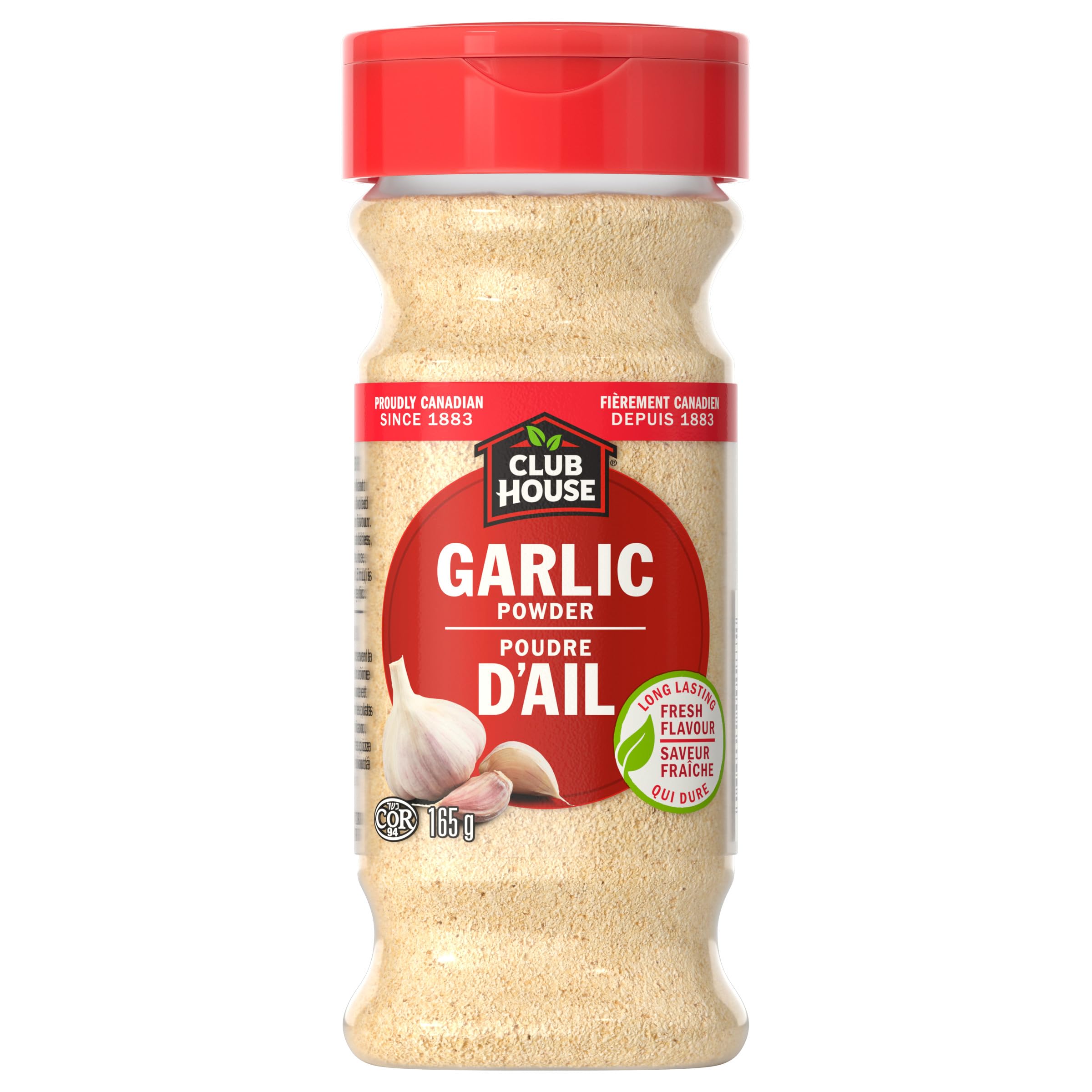 Club House Herbs & Spices, Garlic Powder, 165 g | Fresh Garlic Clove, Dried & Gr