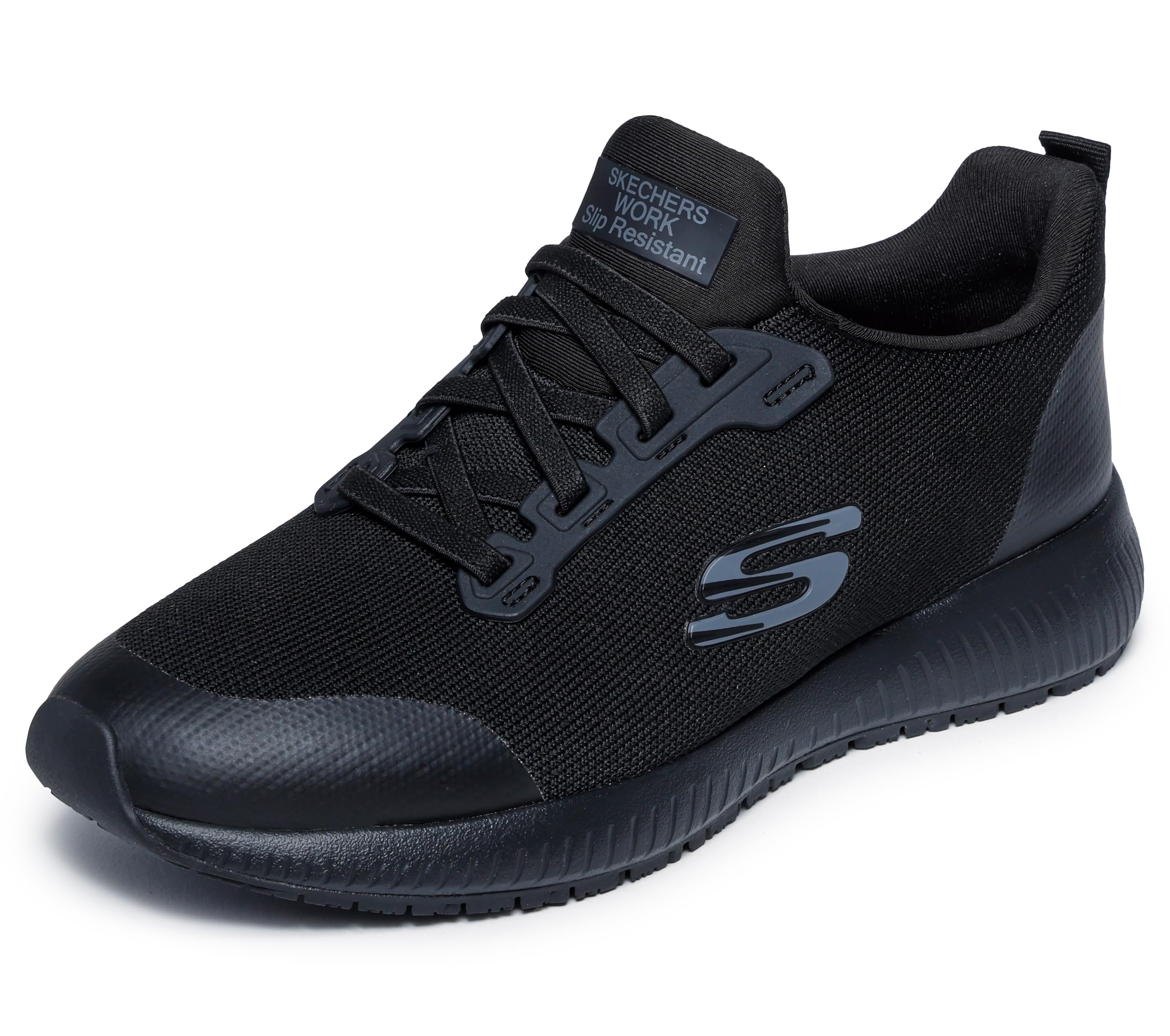 Skechers Women's Squad Slip On | Work, Electrical Hazard, Memory Foam, 3M Scotch