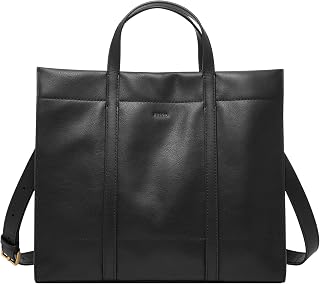Fossil Women's Carmen Leather Shopper Tote Purse Handbag