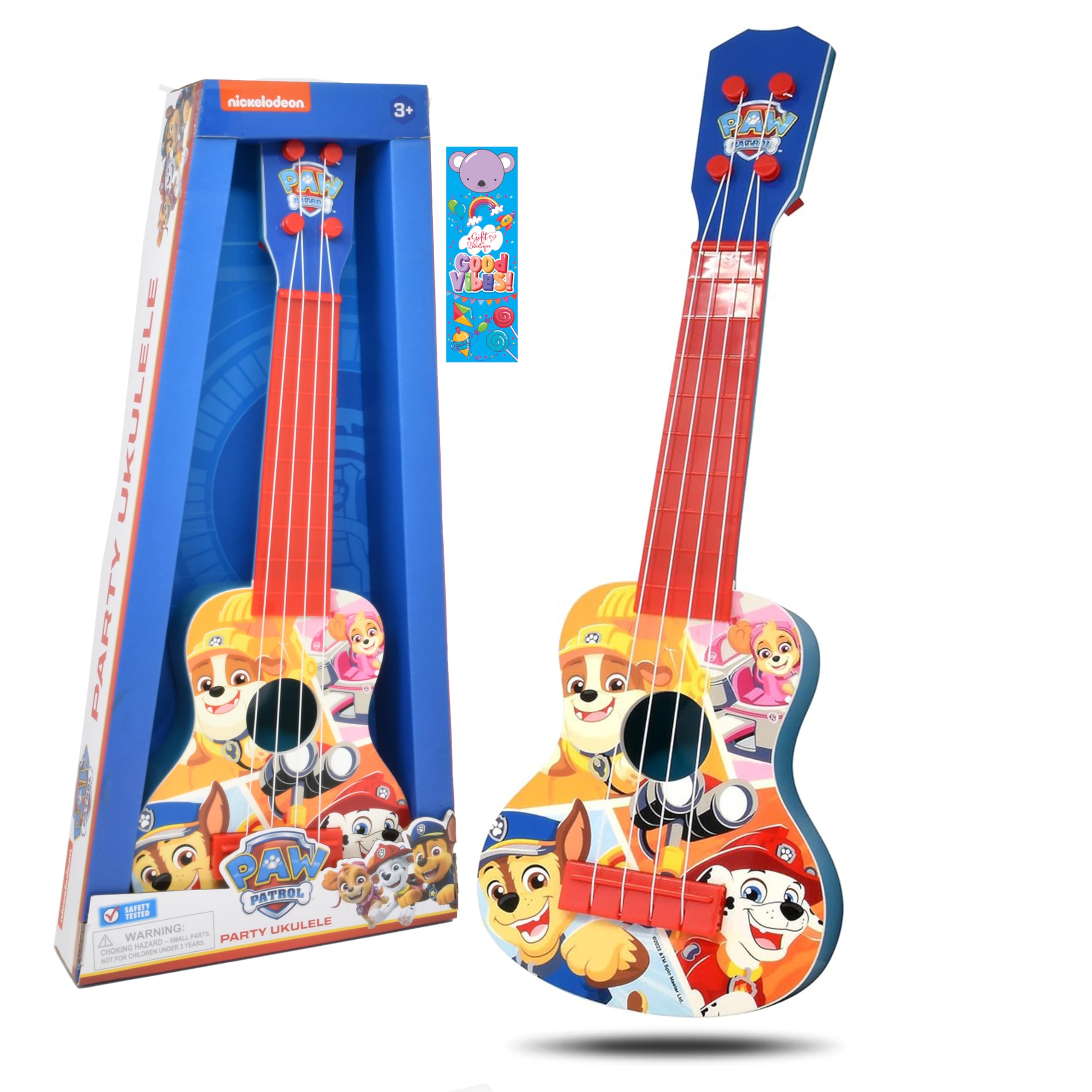 Paw Patrol Kids Toy Ukulele Guitar 4 String for Toddlers Party Guitar Ukulele Pl