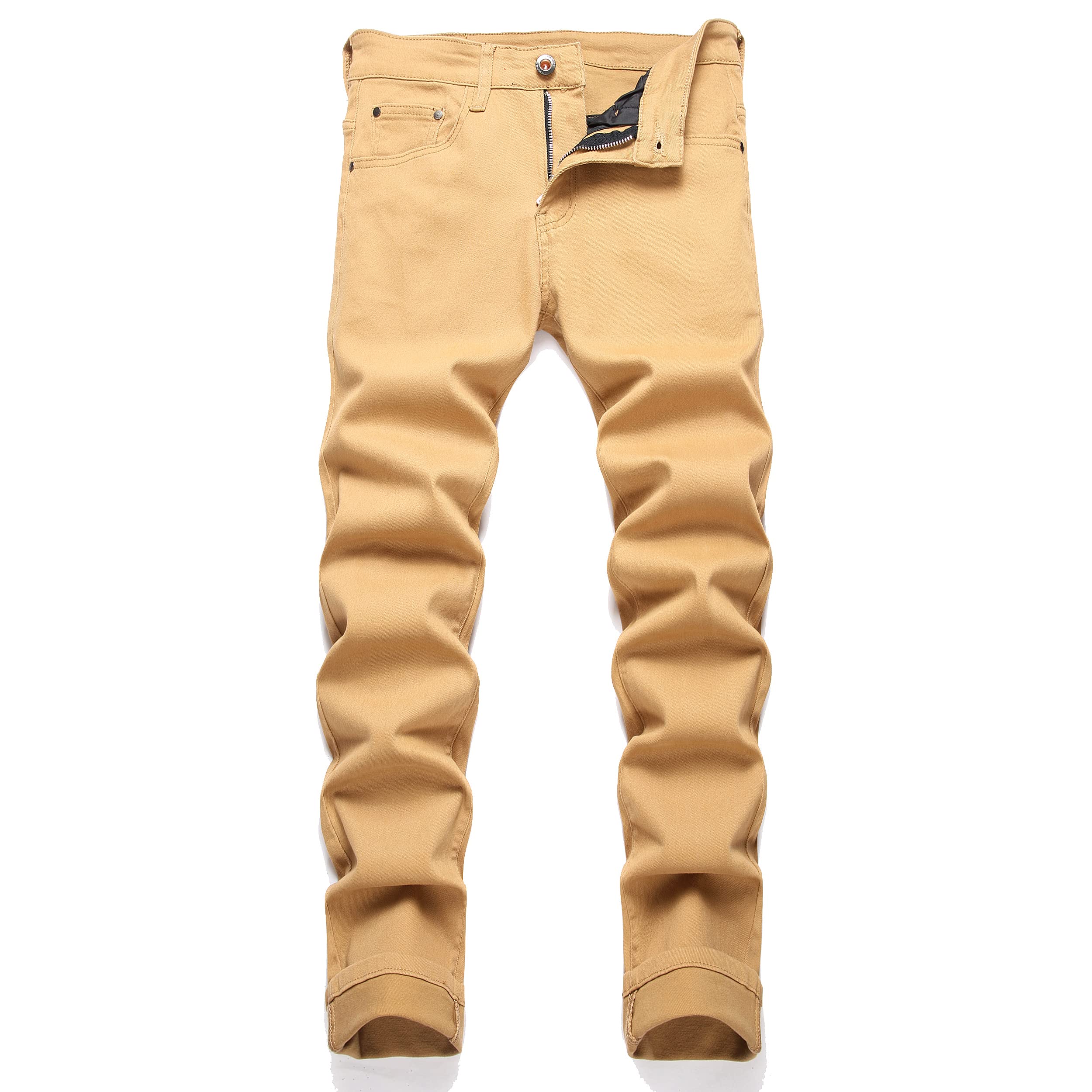 RXXKKK Men's Regular Skinny Jeans